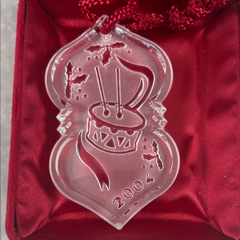 Waterford Crystal Songs of Christmas “Little Drummer Boy” 2004 ornament